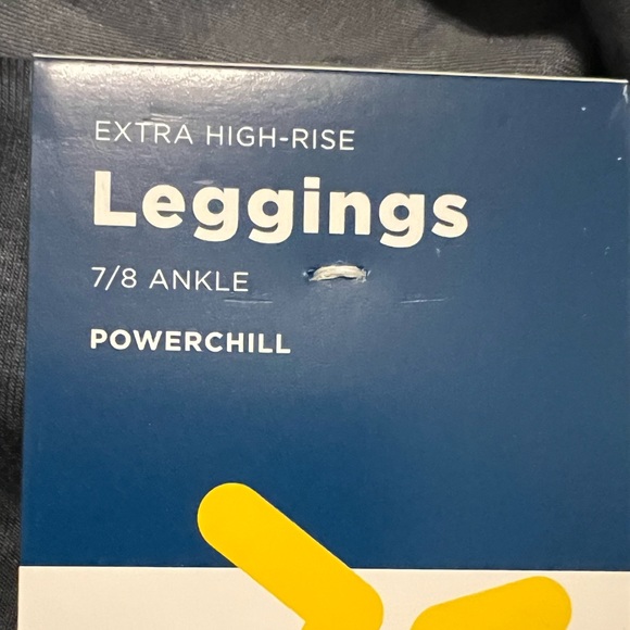 Old Navy Powerchill 7/8 Ankle Extra High Rise Gray Tie Dye NWT Leggings - Picture 4 of 5